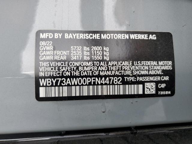 2023 BMW I4 EDRIVE WBY73AW00PFN44782