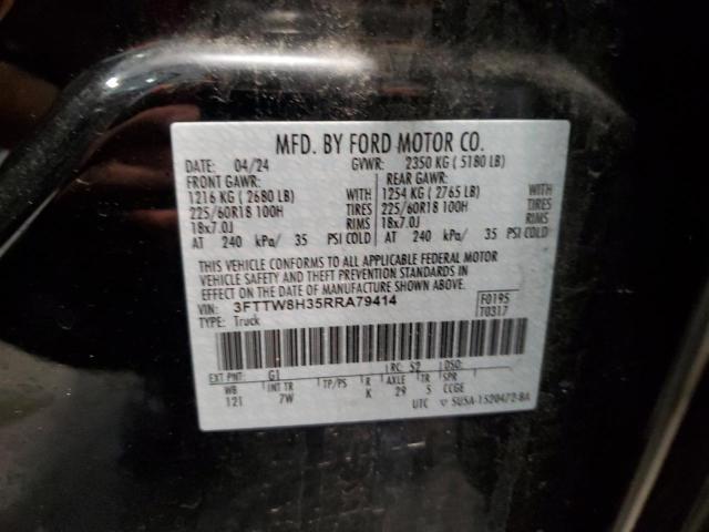 2024 FORD MAVERICK XLT 3FTTW8H35RRA79414