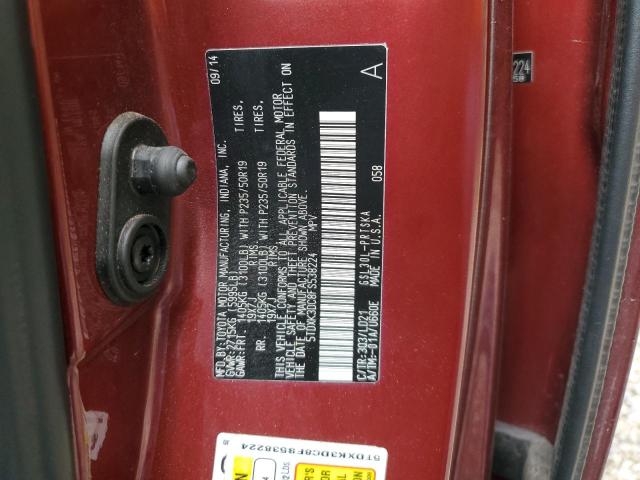 2015 TOYOTA SIENNA SPO 5TDXK3DC8FS538224