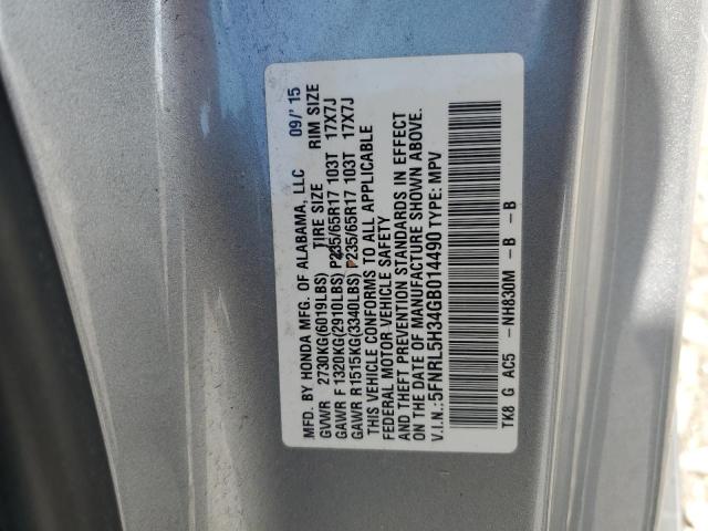 2016 HONDA ODYSSEY SE 5FNRL5H34GB014490