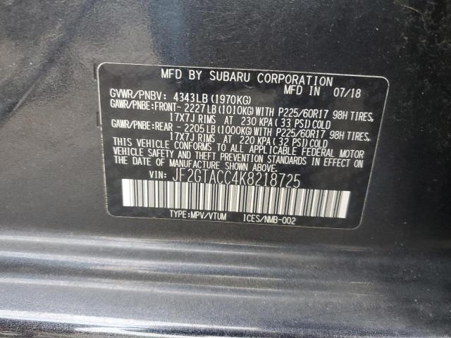 2019 SUBARU CROSSTREK - JF2GTACC4K8218725