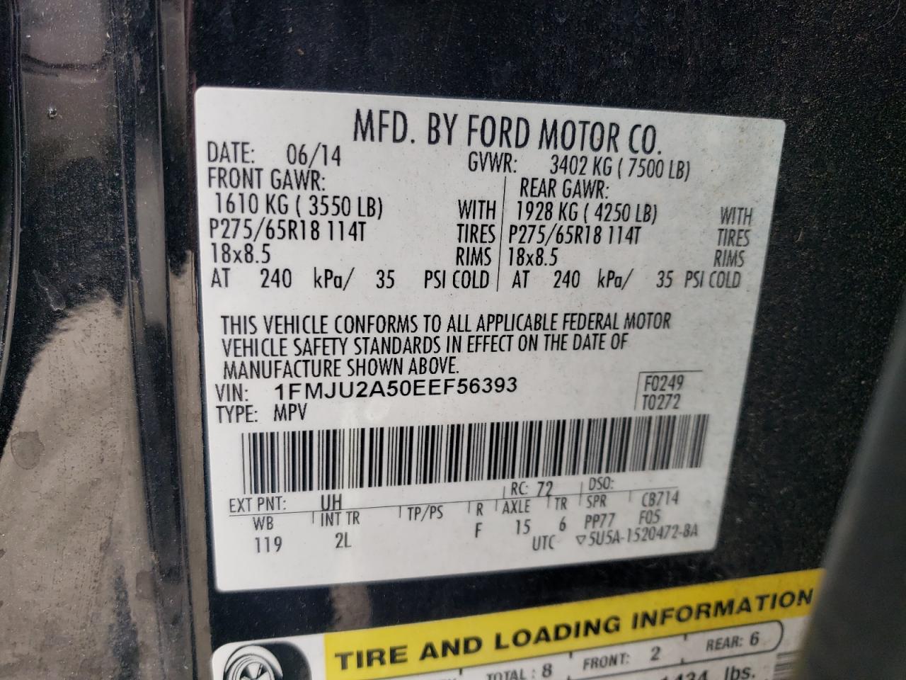 FORD EXPEDITION LIMITED