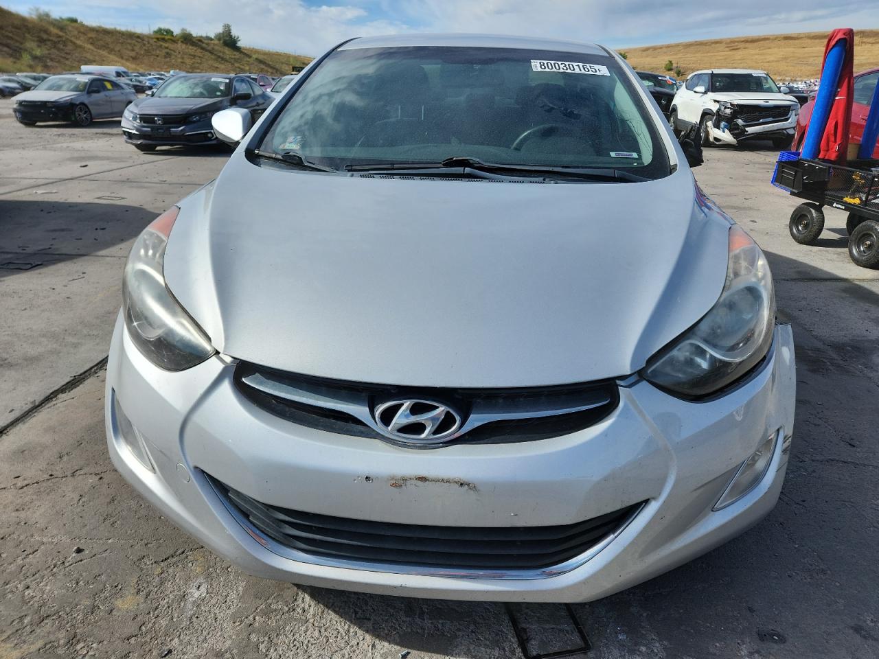 Lot #3317811088 2012 HYUNDAI ELANTRA GL