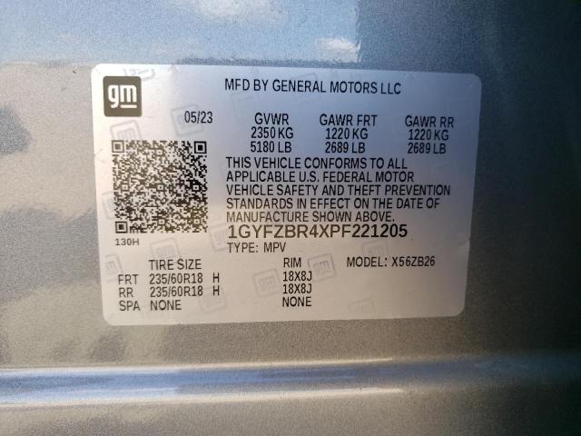 2023 CADILLAC XT4 LUXURY 1GYFZBR4XPF221205