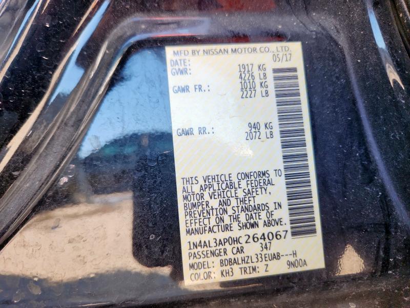 2017 NISSAN ALTIMA 1N4AL3AP0HC264067