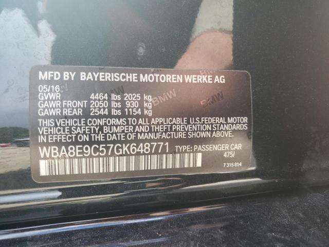 2016 BMW 328 I SULE WBA8E9C57GK648771