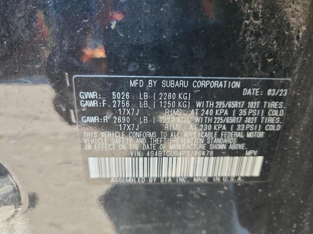 2023 SUBARU OUTBACK WI - 4S4BTGUD4P3206478
