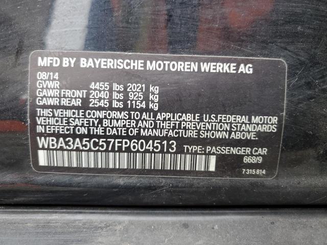 2015 BMW 328 I WBA3A5C57FP604513