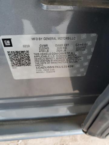 2019 BUICK LACROSSE AVENIR - 1G4ZU5SS7KU131439