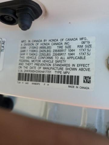 2019 HONDA CR-V LX 2HKRW5H3XKH417701