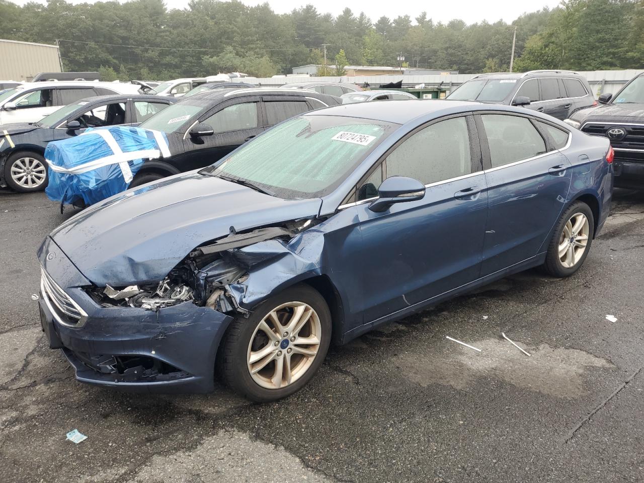 Lot #3256435339 2018 FORD FUSION SE