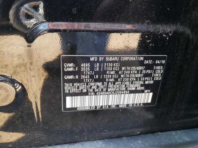 2018 SUBARU OUTBACK 2. 4S4BSADC9J3364894