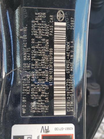 2015 TOYOTA AVALON XLE 4T1BK1EB3FU167999