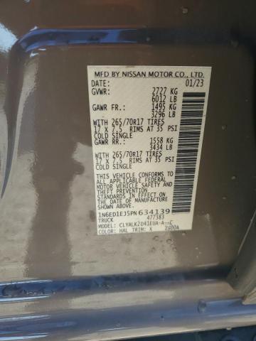 2023 NISSAN FRONTIER S 1N6ED1EJ5PN634139