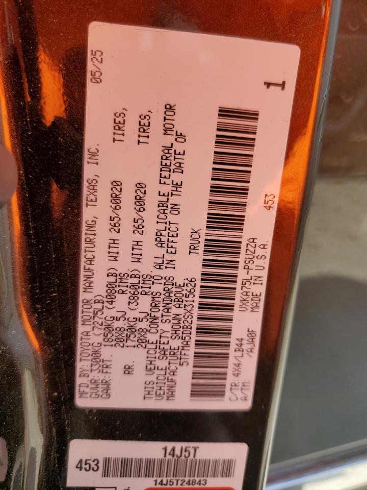 TOYOTA TUNDRA CREWMAX PLATINUM