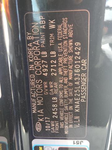 2018 KIA STINGER PR KNAE25LA3J6012429