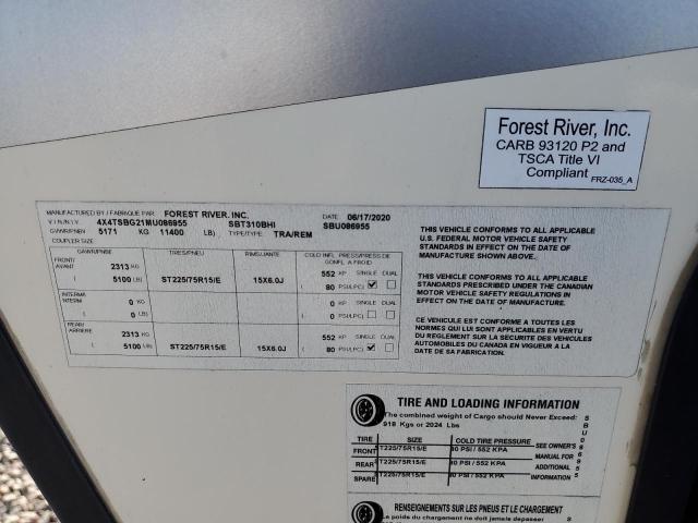 2021 FORE ST RIVER  SALEM #3304537441