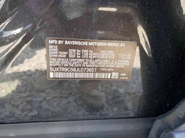 2018 BMW X3 XDRIVE3 5UXTR9C58JLD73657