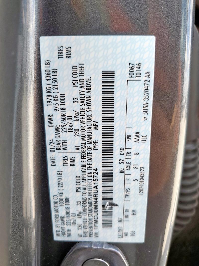 2024 FORD ESCAPE ST #3278928065