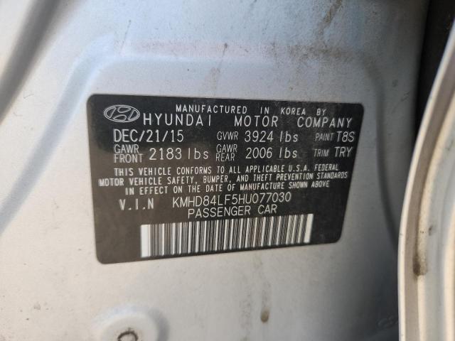 2017 HYUNDAI ELANTRA SE - KMHD84LF5HU077030