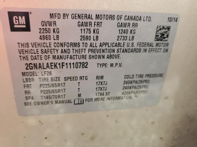 2015 CHEVROLET EQUINOX LS - 2GNALAEK1F1110782
