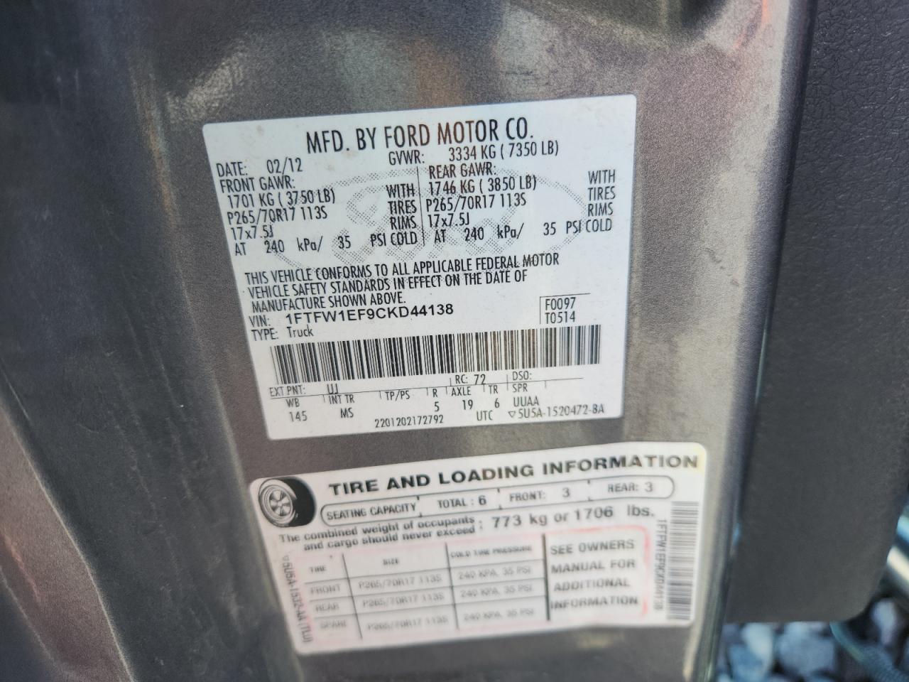 FORD F-150 SUPERCREW