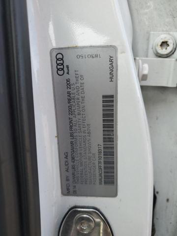 2015 AUDI A3 PREMIUM WAUACGFF7F1018317