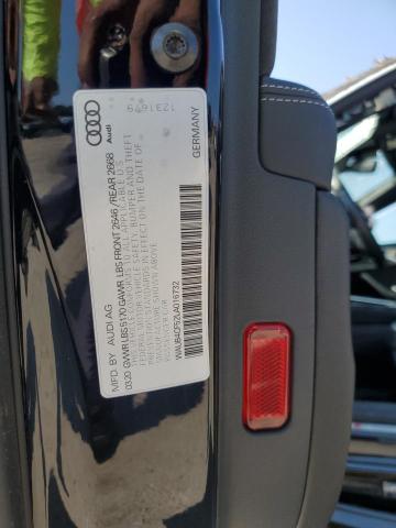 2020 AUDI S5 PRESTIGE WAUB4CF52LA016732