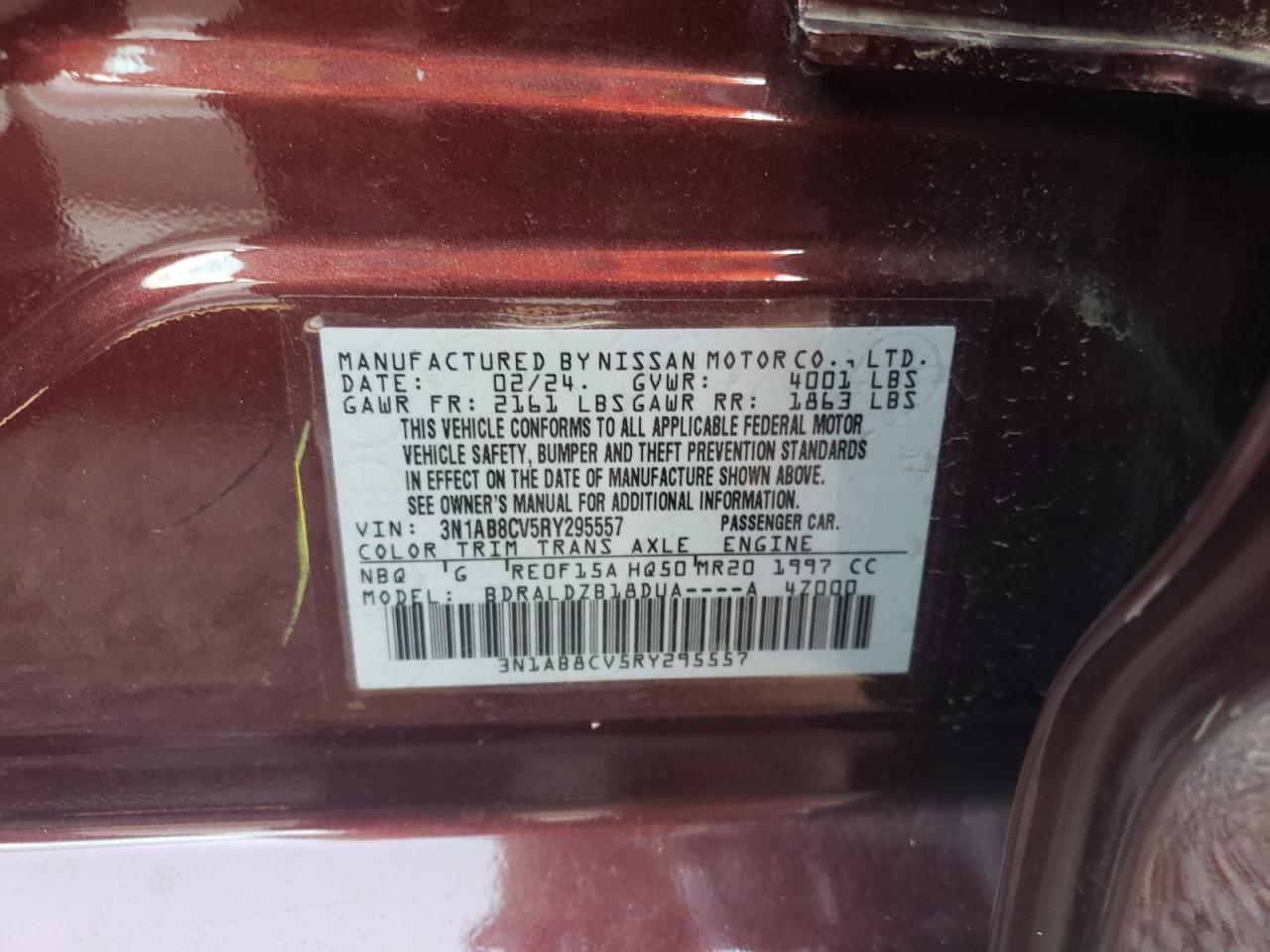 Lot #3301795346 2024 NISSAN SENTRA SV