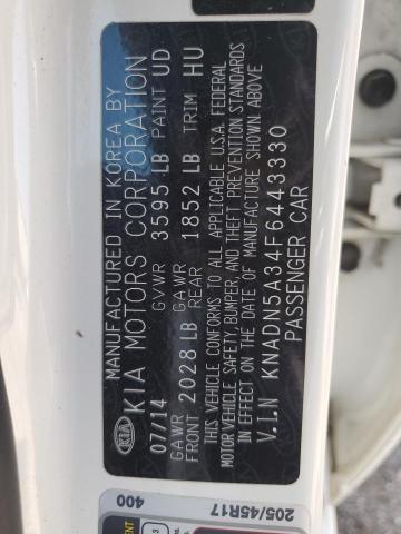 2015 KIA RIO EX KNADN5A34F6443330