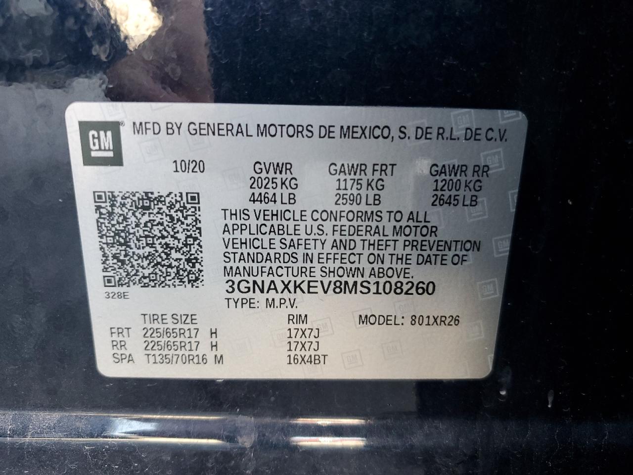 CHEVROLET EQUINOX LT