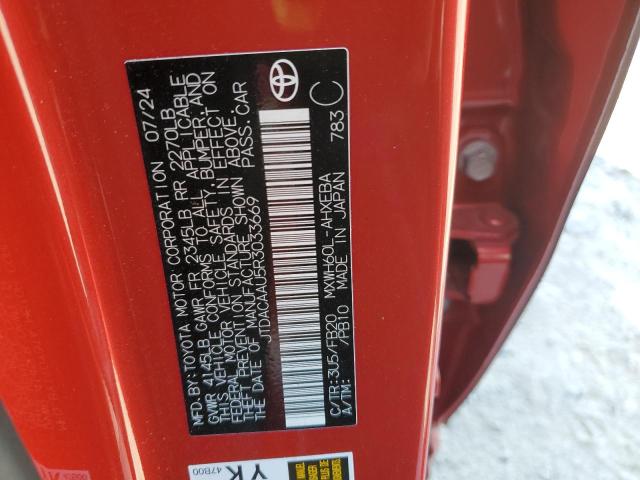 2024 TOYOTA PRIUS LE #3297117496