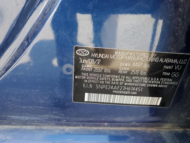 2018 HYUNDAI SONATA SE - 5NPE24AF2JH614451