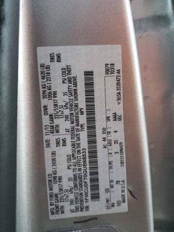 2016 FORD ESCAPE S - 1FMCU0F70GUB68533