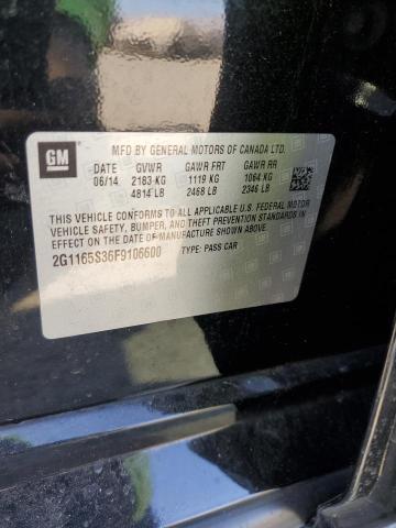 2015 CHEVROLET IMPALA LTZ 2G1165S36F9106600