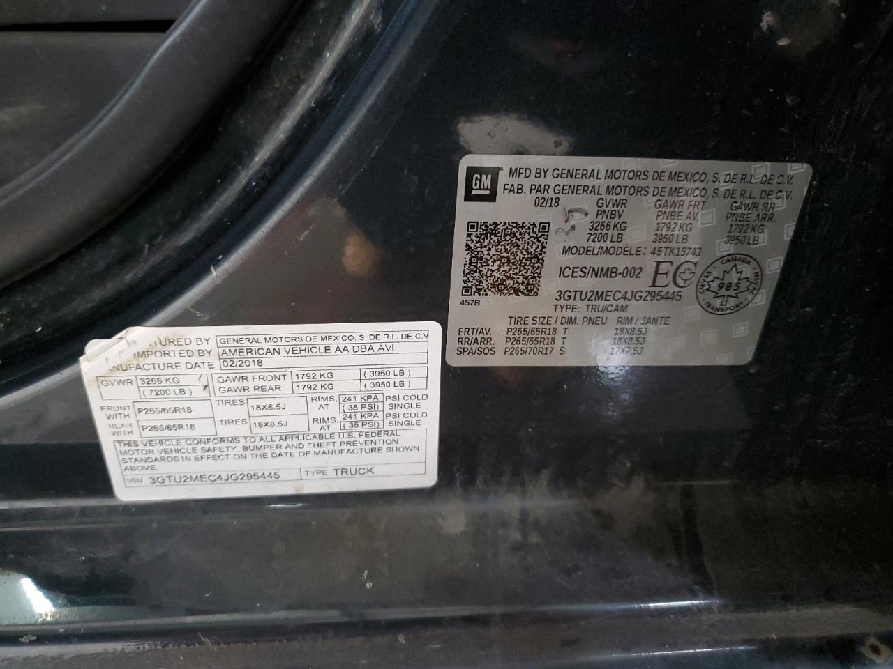 GMC SIERRA K1500 SLE