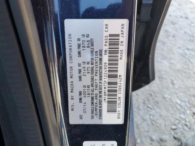 2015 MAZDA 3 GRAND TO - JM1BM1M73F1224909