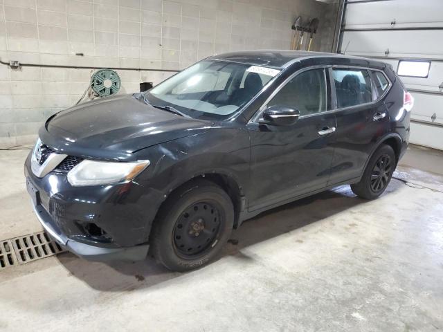 NISSAN ROGUE S 2015 black 4dr spor gas KNMAT2MV9FP546082 photo #1