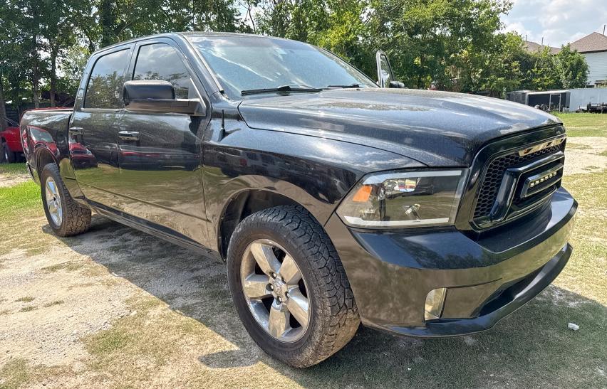 DODGE RAM 1500 2009 black crew pic gas 1D3HB13P79S748569 photo #1