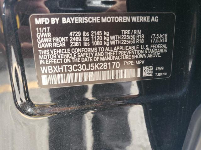 2018 BMW X1 XDRIVE2 WBXHT3C30J5K28170