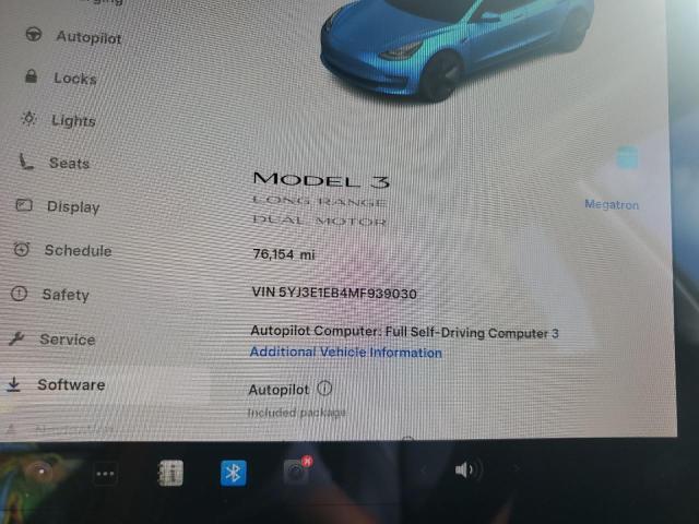 2021 TESLA MODEL 3 - 5YJ3E1EB4MF939030