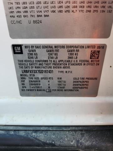2016 BUICK ENVISION P LRBFXESX7GD187431