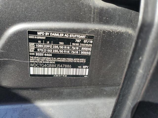 2019 MERCEDES-BENZ GLA 250 4M WDCTG4GB8KJ547886