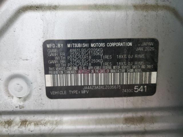 2020 MITSUBISHI OUTLANDER - JA4AZ3A3XLZ035675