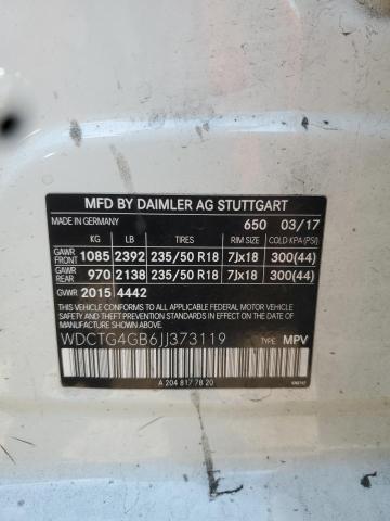 2018 MERCEDES-BENZ GLA 250 4M - WDCTG4GB6JJ373119