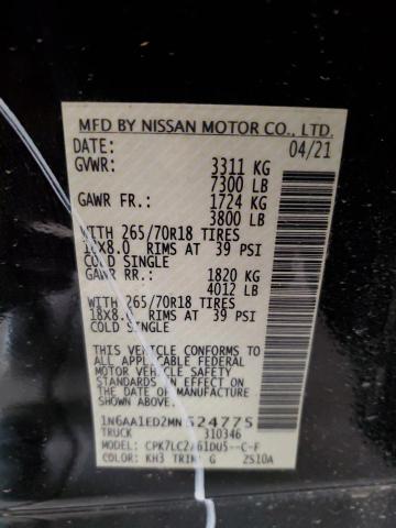 2021 NISSAN TITAN SV #3305318329