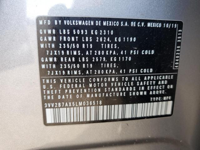2020 VOLKSWAGEN TIGUAN SE 3VV2B7AX5LM036518