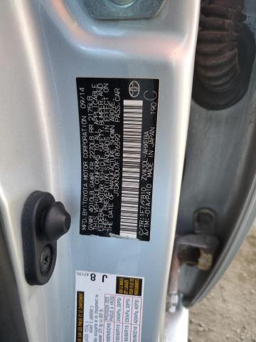 2015 TOYOTA PRIUS JTDKN3DU7F1876592