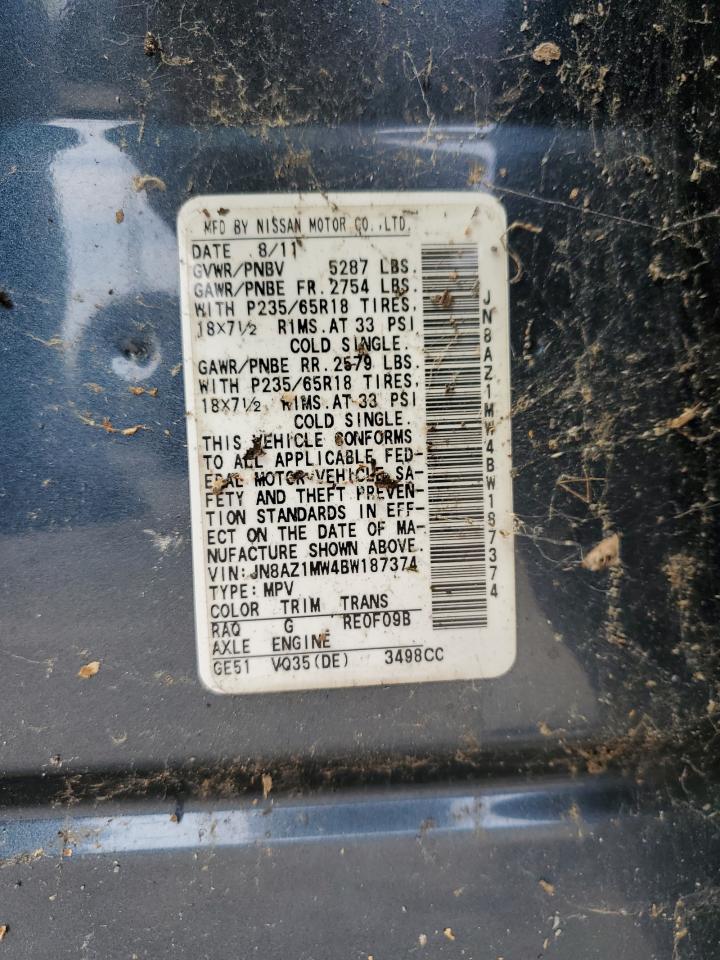 Lot #3312424617 2011 NISSAN MURANO