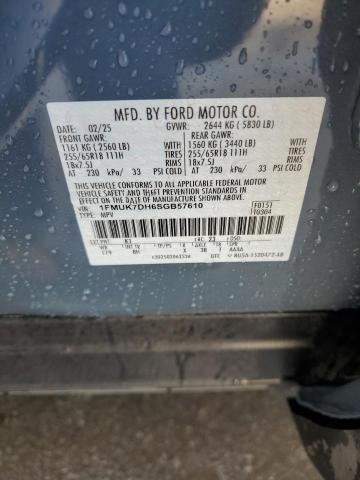 2025 FORD EXPLORER A 1FMUK7DH6SGB57610